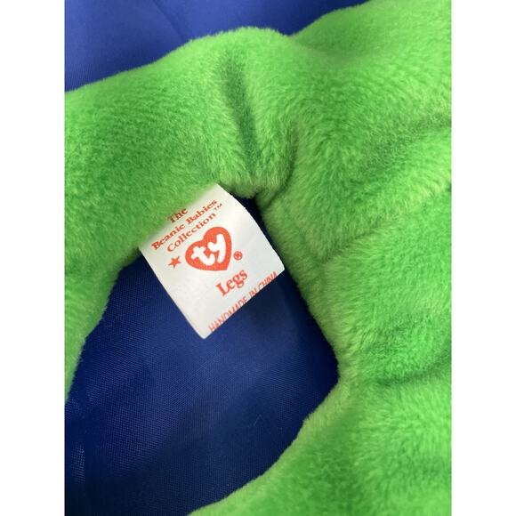 Ty Beanie Babies Frog Bundle (2pcs) Legs And Smoochy - Picture 5 of 13